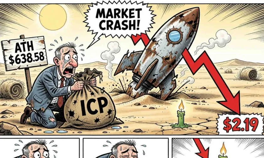 ICP se aferra a los USD $2,19 en medio de un colapso histórico del 99,6 %