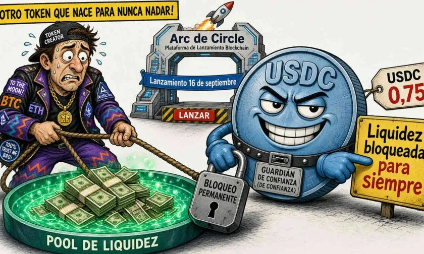 Arctic prepara un launchpad de tokens con USDC en la mainnet Arc de Circle