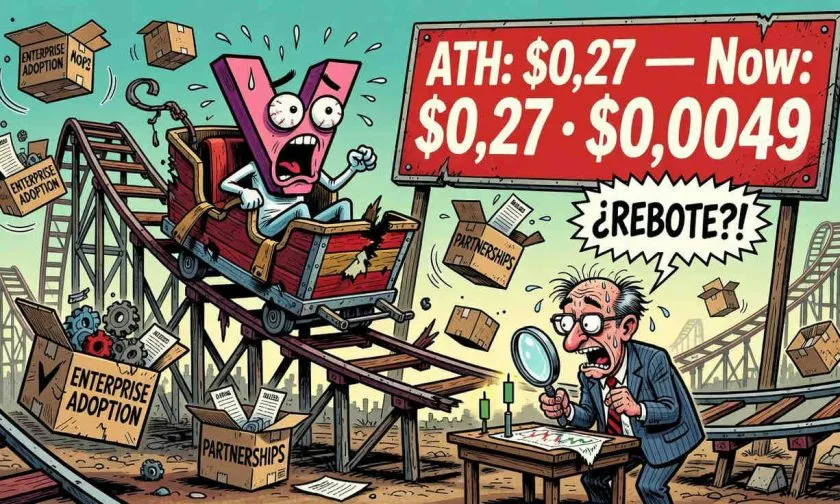 VeChain (VET) rebota un 2.34% tras perder más del 98% desde su máximo histórico: ¿señal de fondo? [2026-07-12]