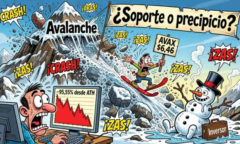 Avalanche (AVAX) en picada: 2026 no da tregua al token que perdió el 95% de su valor
