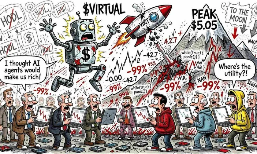 $VIRTUAL se desploma un 6% y pierde el piso de USD $0,60: ¿hora de capitular o comprar?
