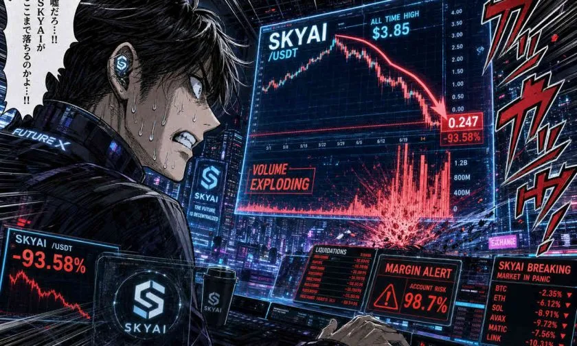 SKYAI cae 1% tras ATH pero mantiene impulso alcista