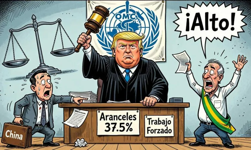 China se une a la disputa de Brasil contra aranceles de Trump por trabajo forzado