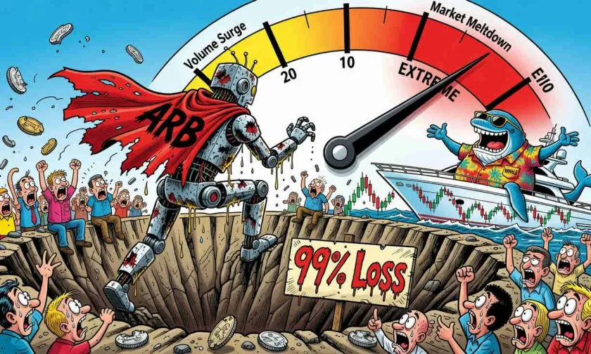 ARB registra un repunte del 10% mientras el volumen se dispara un 166%