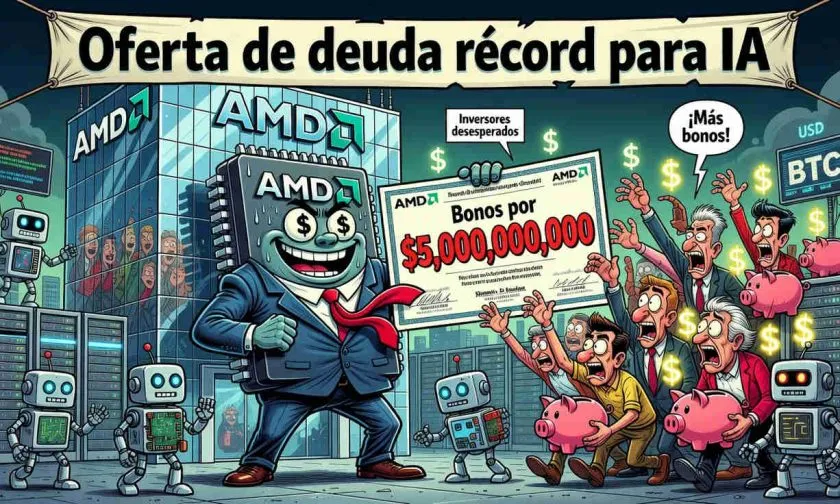 AMD planea emitir bonos por hasta USD $5.000 millones para expansión en IA