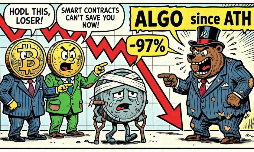 Algorand (ALGO) se desploma un 3% el 21 de junio de 2026: el fantasma de nuevos mínimos acecha