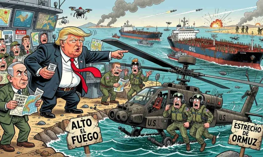 EE. UU. ataca Irán tras caída de helicóptero estadounidense frente a Omán