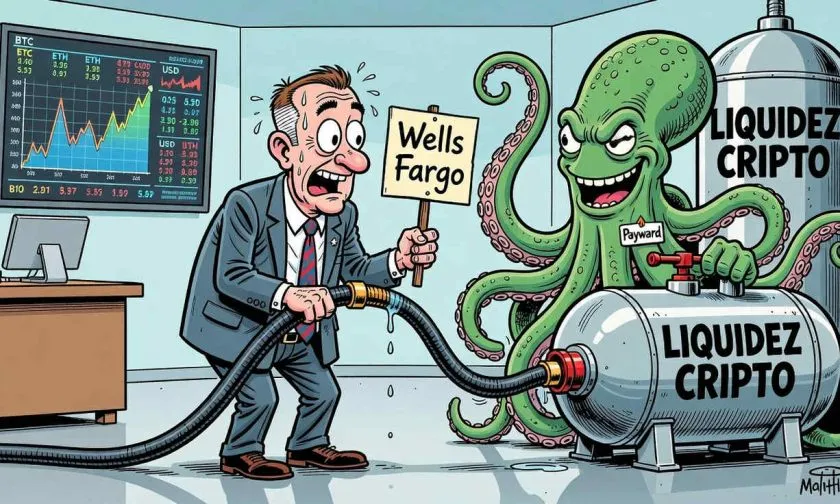 Wells Fargo busca alianza con Payward para mejorar liquidez en criptoactivos