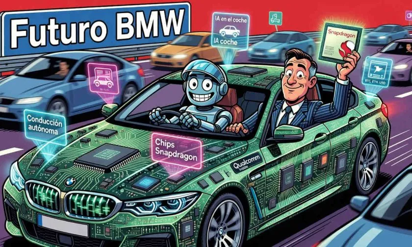 BMW y Qualcomm sellan alianza por una década para impulsar vehículos con IA