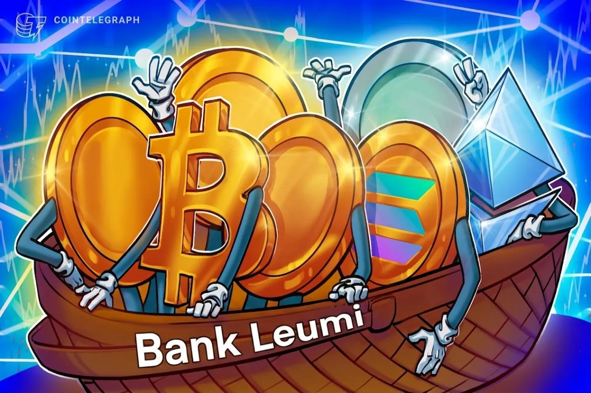 Bank Leumi to launch Bitcoin, Ether, Solana trading through Galaxy in 2027