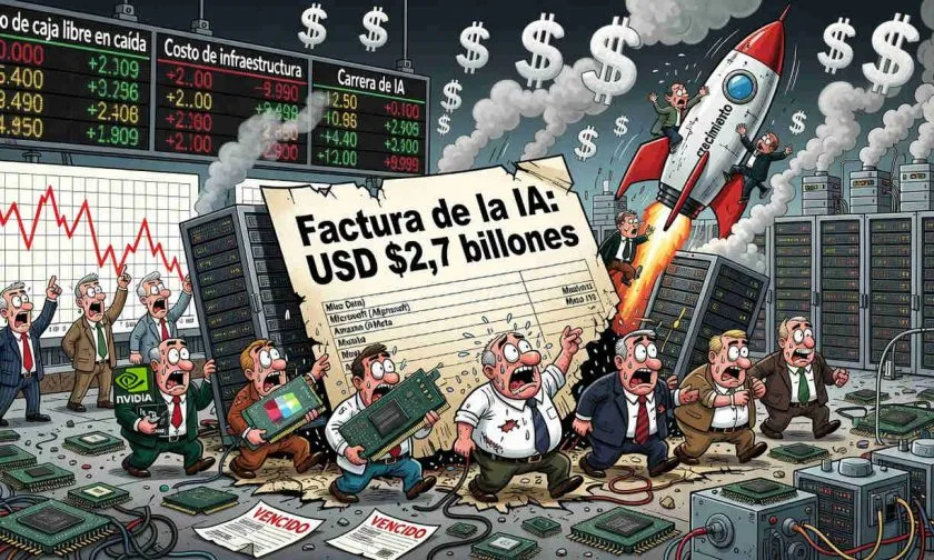 Big Tech pierde USD $2,7 billones mientras Wall Street revalúa el costo real de la IA