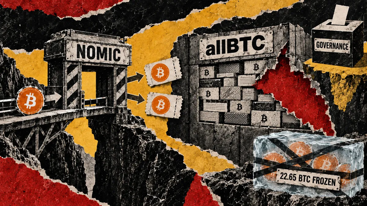 Osmosis halts 22.65 BTC due to Nomic bug affecting Bitcoin reserves