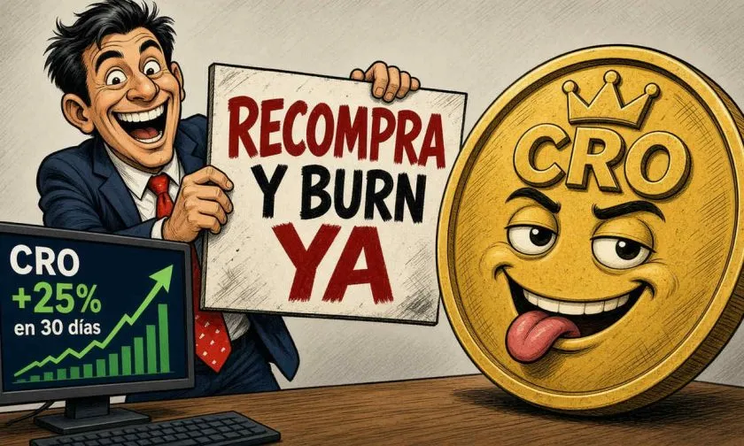 CRO muestra un avance del 25,32% impulsado por propuestas de tokenomics