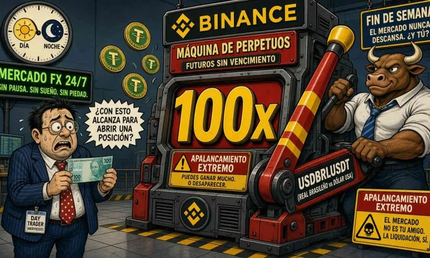 Binance lleva el mercado de divisas a futuros perpetuos con apalancamiento de 100x