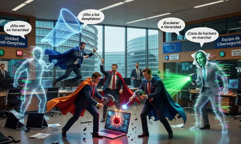 UE crea equipo especial para combatir hacking y deepfakes con IA