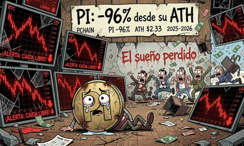 PCHAIN ($PI) enfrenta un descenso del 96% desde su máximo histórico mientras los alcistas se desvanecen