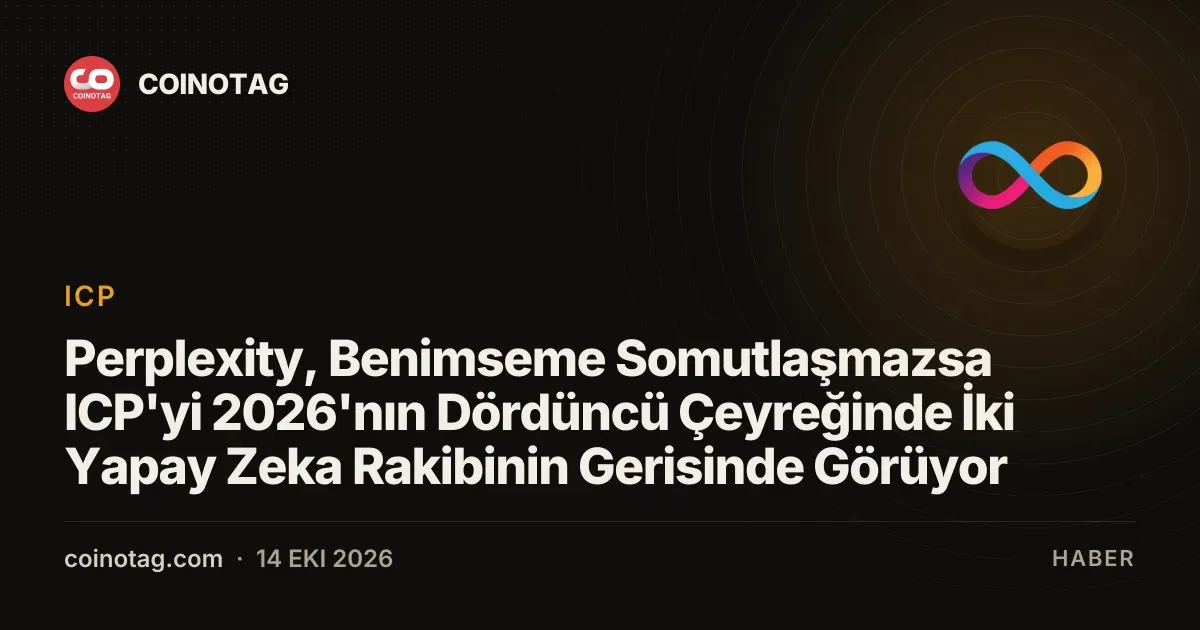 Perplexity, ICP'yi yapay zeka yarışında NEAR ve TAO'nun gerisinde konumlandırıyor