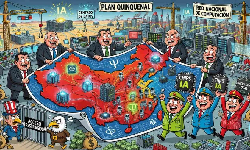 China prepara plan de USD $295.430 millones para acelerar su red nacional de IA