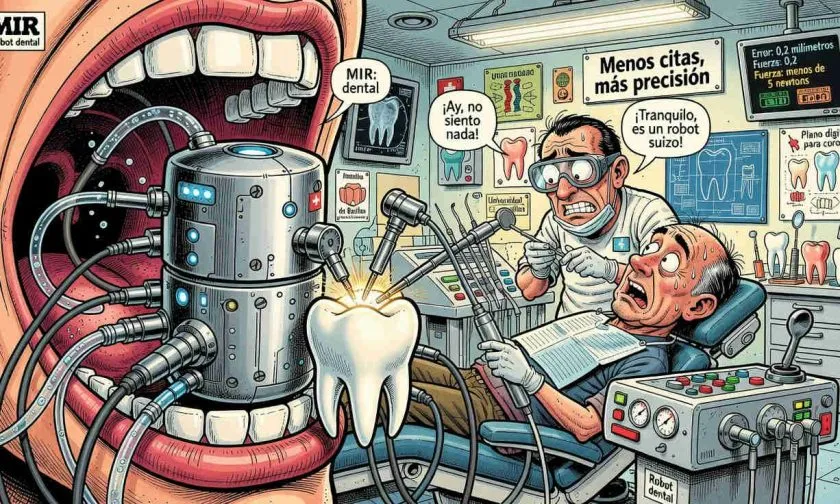 Un mini robot dental de Basilea podría reducir las citas para colocar coronas