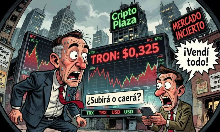 TRX coquetea con soporte clave mientras el volumen se contrae un 13%