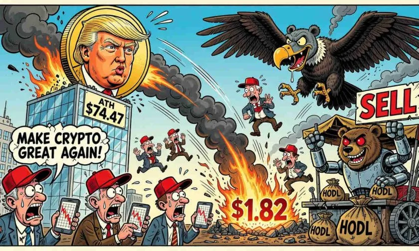 MAGA ($TRUMP) se hunde un 97% desde su máximo: ¿Señal de venta definitiva? – 23 jun 2026