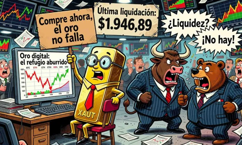 XAUT se sostiene cerca de soporte clave mientras el oro consolida