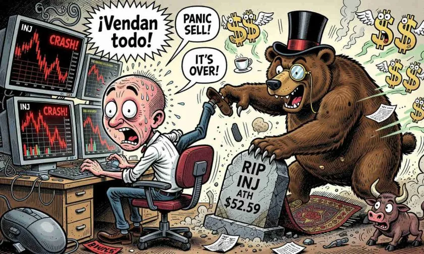 Injective (INJ) se desploma un 6.45% en 24 horas: ¿oportunidad de compra o señal de capitulación?