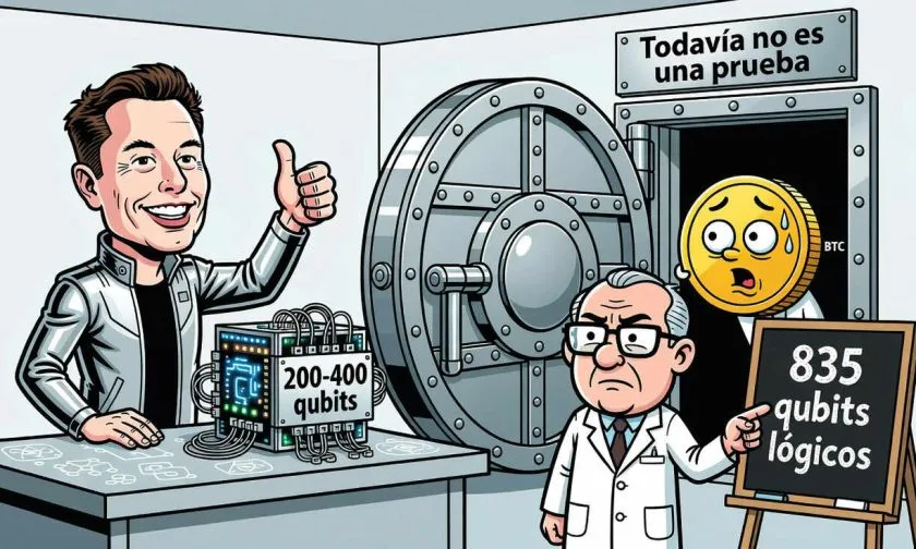 El respaldo de Elon Musk no demuestra que Bitcoin esté a salvo de las computadoras cuánticas