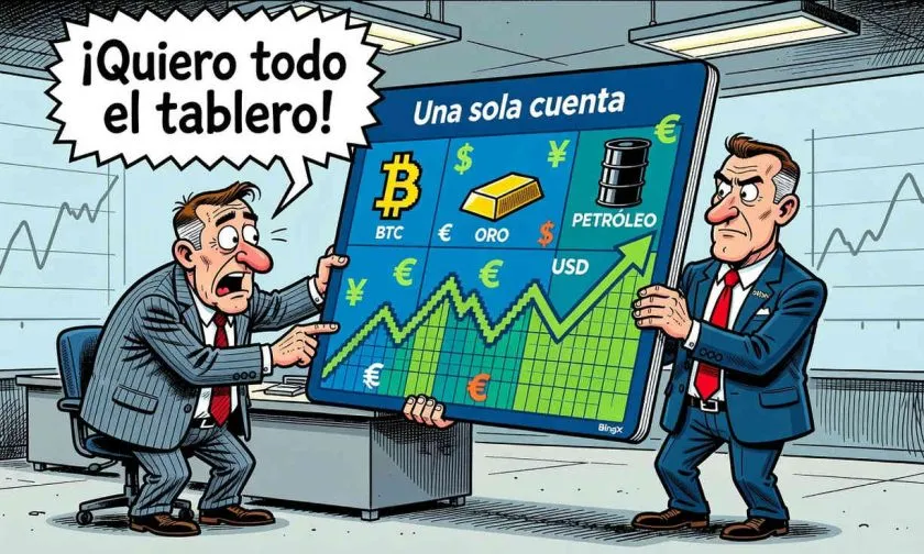 BingX destaca la tendencia de operadores a unificar mercados en una sola cuenta
