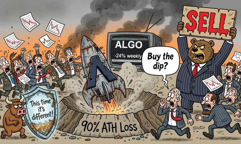 ALGO se desploma un 24% en una semana: ¿oportunidad o trampa de valor?