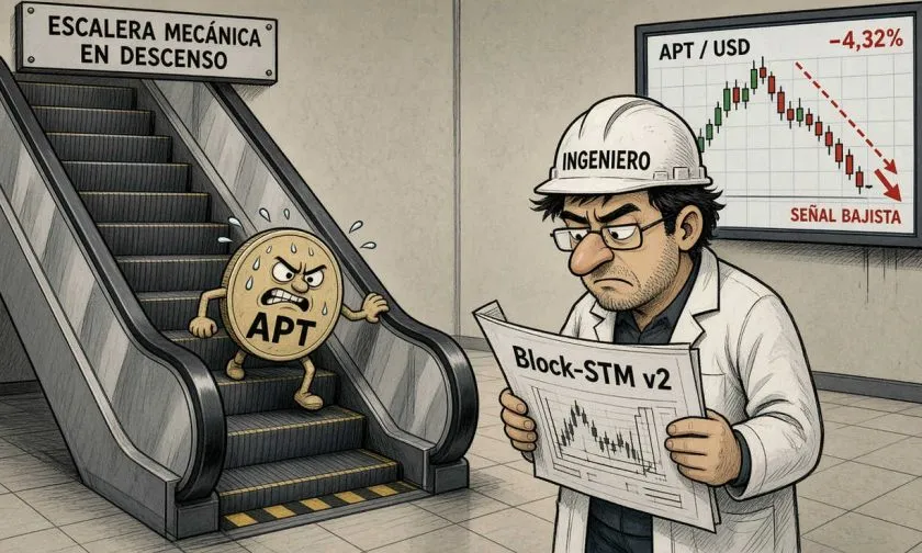 El repunte del 7,91 por ciento en APT choca con indicadores técnicos mixtos