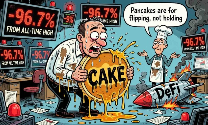 CAKE se dispara un 5% y recupera el promedio de 90 días en medio de un auge del volumen de trading