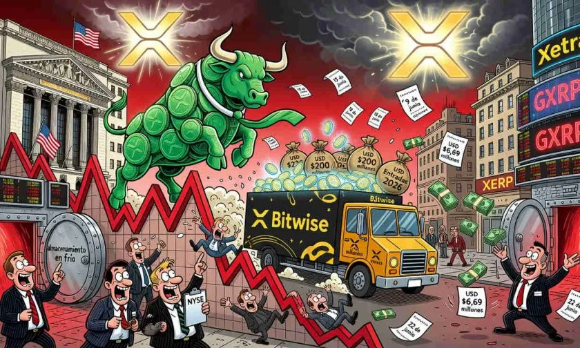 ETF XRP de Bitwise supera los USD $200 millones en entradas en 2026