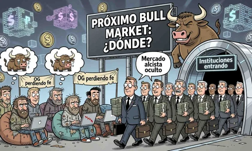 El mercado alcista se esconde a la vista: instituciones llegan mientras OG se agotan