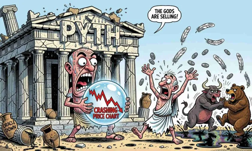 PYTH se desploma 4.21% y pone en duda el rebote de julio