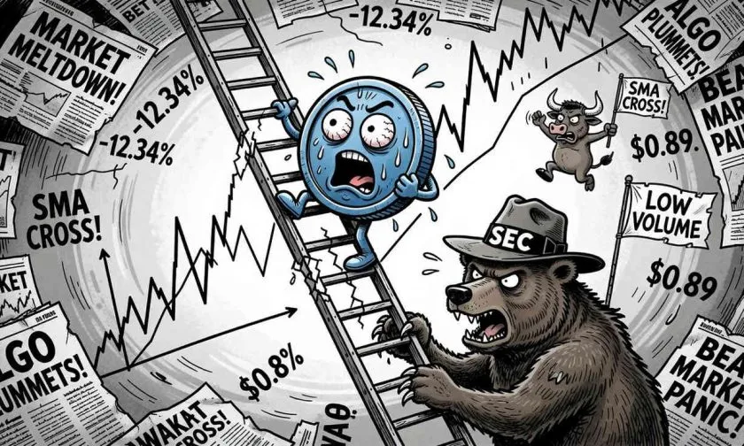 ALGO repunta 4,79 % pero volumen sigue bajo