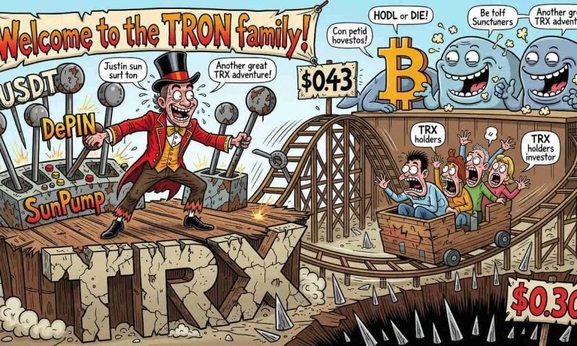 TRX se desliza bajo los $0.33 mientras las ballenas de TRON toman ganancias tras el ATH de diciembre