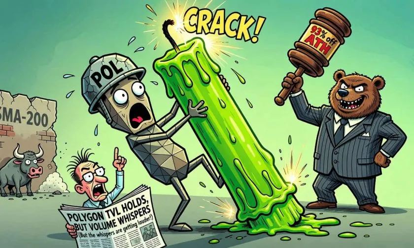 POL lucha por no perder el soporte de $0,075 mientras el mercado cripto espera un catalizador