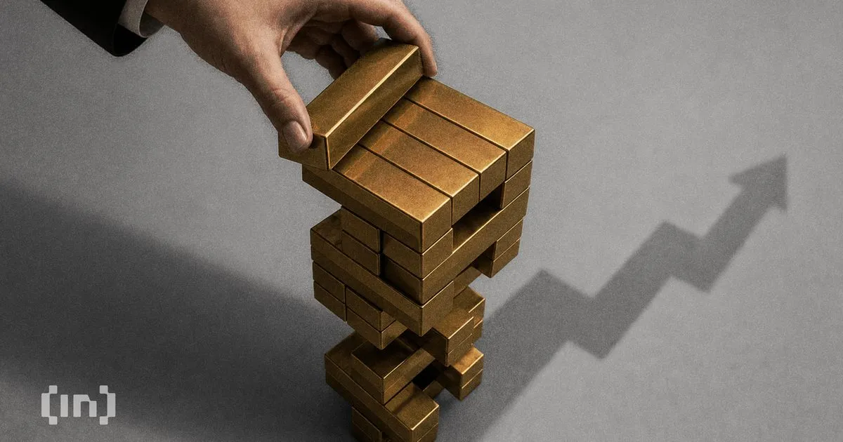 Отток Tether Gold вырос в 16 раз — киты скупают золото на просадке