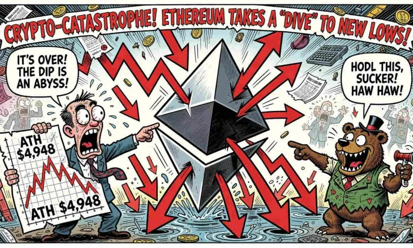 ETH en zona de peligro: los $1.700 se convierten en el último bastión ante la marea bajista