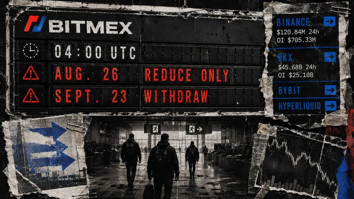 BitMEX shutdown gives traders 2 months to withdraw, but active positions face an earlier deadline