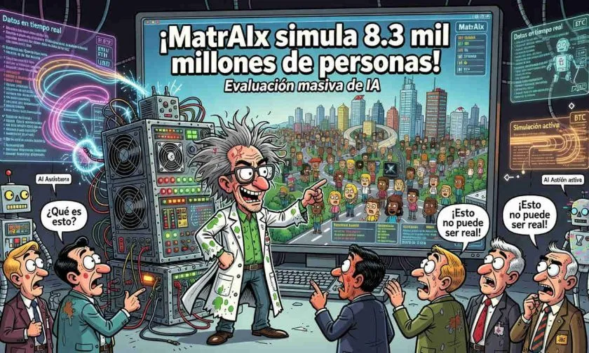 MatrAIx utiliza 8.3 mil millones de usuarios simulados para evaluar IA