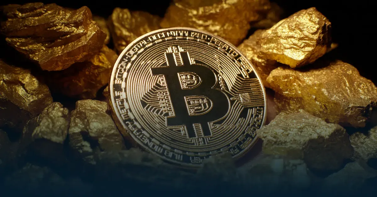 الارتباط بين البيتكوين والذهب يصل لأعلى مستوى منذ الجائحة