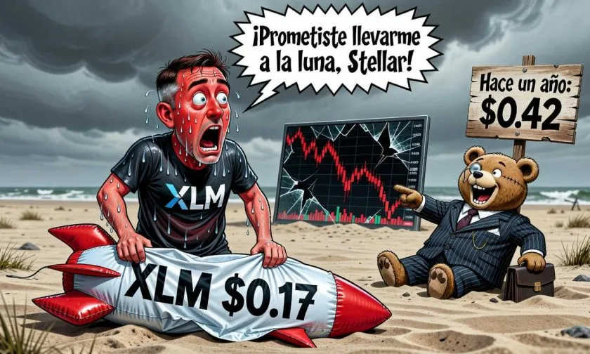 XLM muestra señales de agotamiento tras caída semanal del 6% y volumen en mínimos