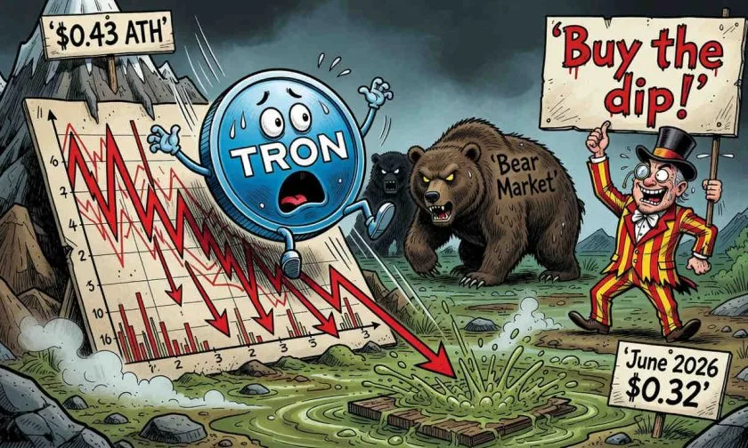 TRX se desploma un 13% en dos semanas: ¿se acerca el fin del rally alcista de TRON?