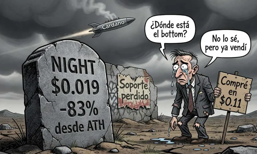 Midnight (NIGHT) se desploma un 83% desde su ATH: ¿fin del ciclo o zona de acumulación?