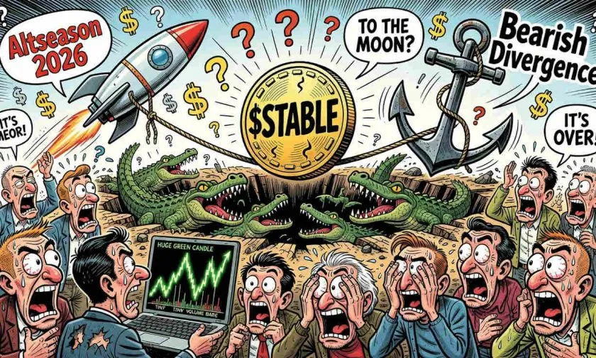 Stable (STABLE) salta un 5.83% mientras el mercado se pregunta si es un espejismo alcista