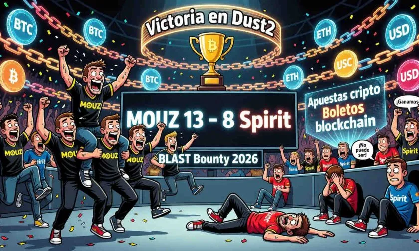 MOUZ rompe racha de Spirit en BLAST Bounty 2026: blockchain gana terreno en esports