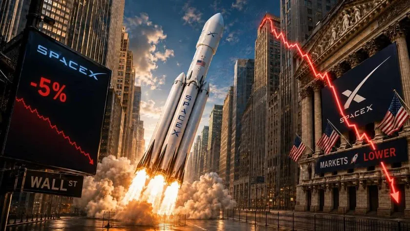 SpaceX cae en bolsa por primera vez tras su debut y amenaza con romper racha positiva