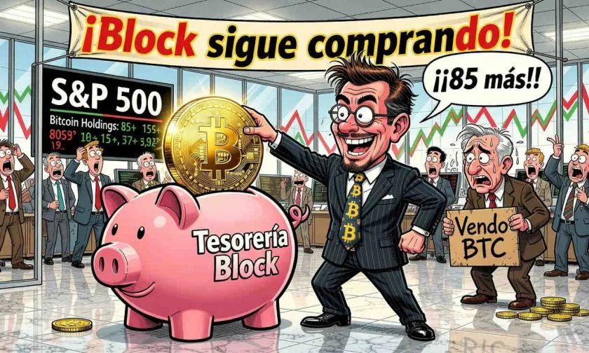 Block aumenta su tesorería a 9.117 BTC en medio de recortes del sector